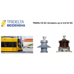 Chống sét van TRIDELTA nguồn điện 1 chiều, điện áp lên đến 4.8 kV DC, dùng cho đầu máy toa xe, xe điện, thiết bị DC