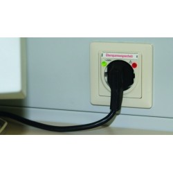 NSM Protector, Socket Outlet with integrated Surge Protection, Surge protection with monitoring device and disconnector, DEHN