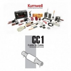 CC1-C-18595, khuôn hàn hóa nhiệt giữa cáp đồng M185 - 185mm2 với cáp đồng M95 - 95mm2, khuôn hàn hóa nhiệt Kumwell loại C