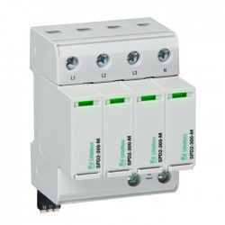 SPD2-300-4P0-R, module thiết bị chống sét lan truyền nguồn điện 3 pha 4 cực, điện áp 240VAC-300VAC, Littelfuse, chống sét
